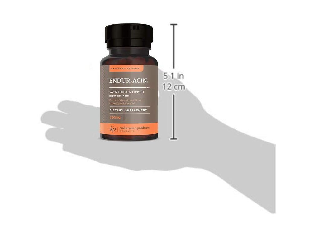 Endurance Products Vitamin B3 nicotinic acid timed release tablet count confirmation.