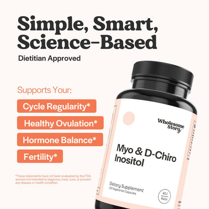 Wholesome Story 120 vegetarian capsules supplement label details