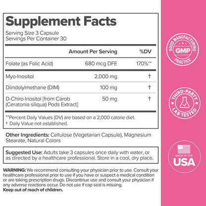 O Positiv FLO premium USA imported ovarian support supplement packaging