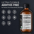 Dr. Berg Organic Black Seed Oil USDA organic seal