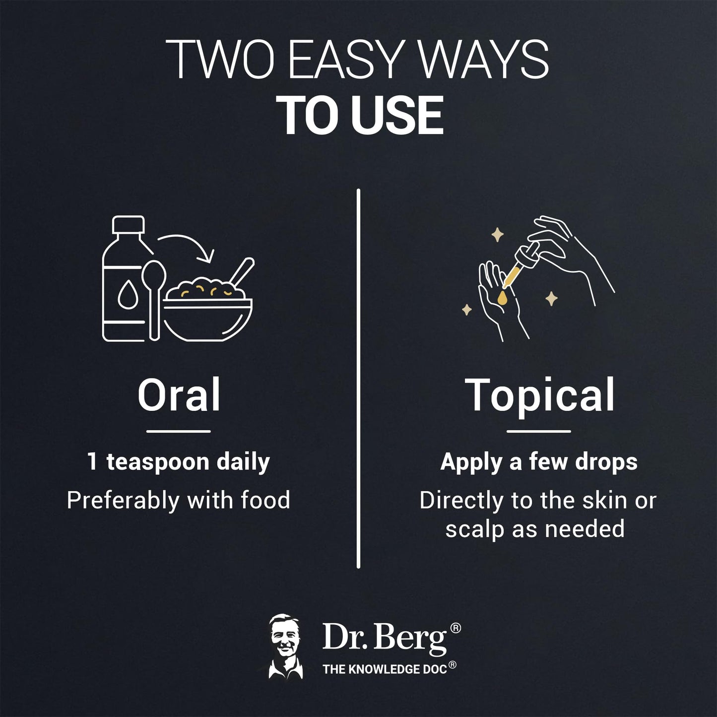 Authentic USA imported Dr. Berg organic black seed oil liquid supplement packaging close up.