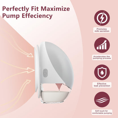 Side profile of Momcozy M9 compatible collection cup