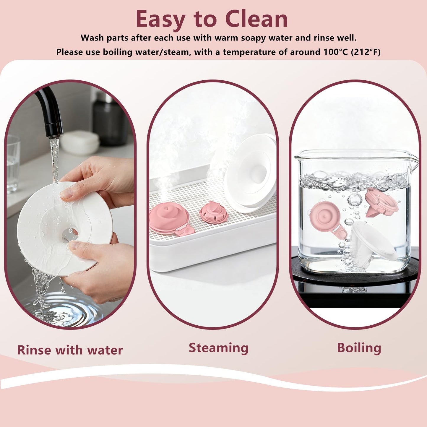 Packaging contents for Momcozy M9 breast pump spare parts