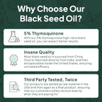 Organics Ocean Better Black Seed Oil daily health support lifestyle layout