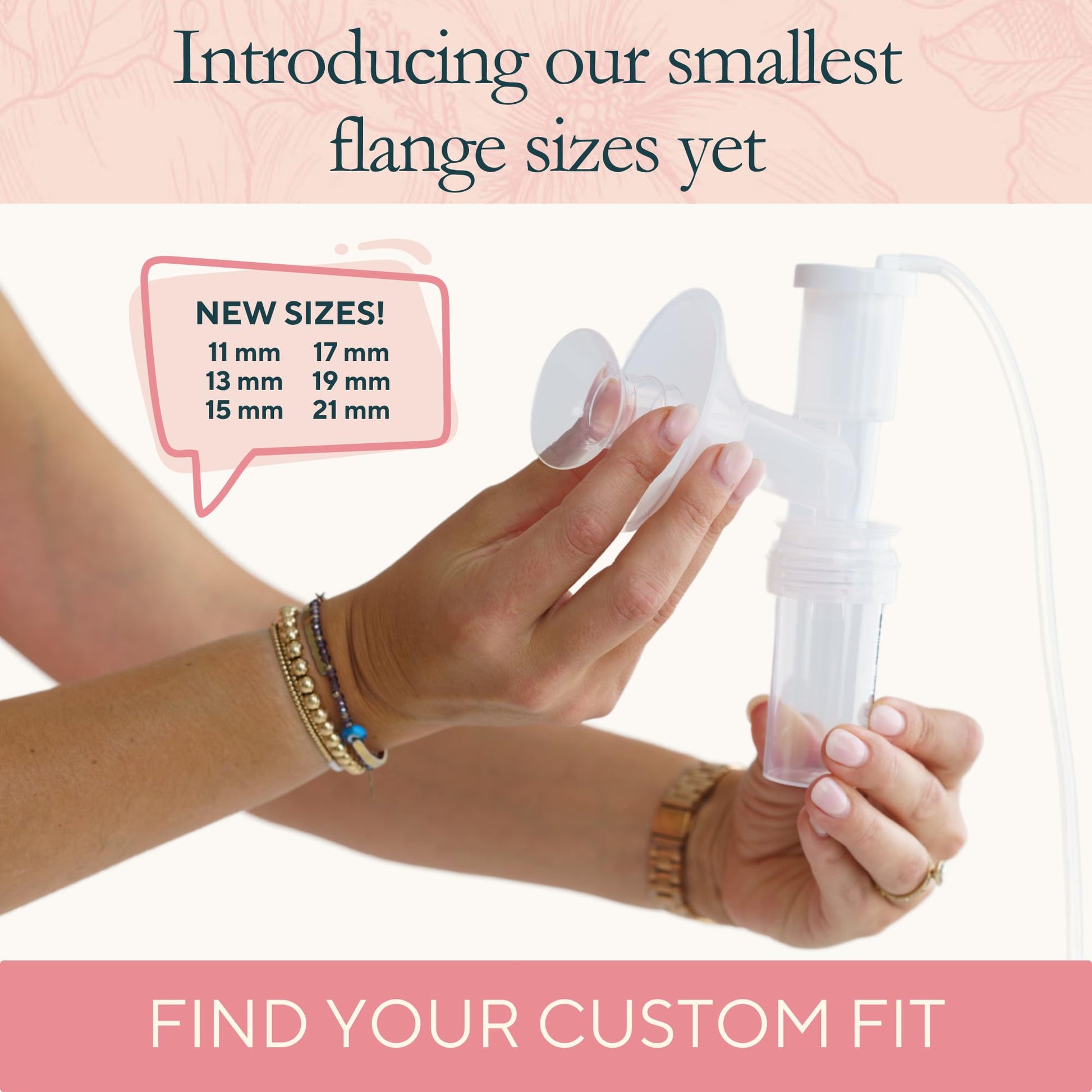Ameda silicone flange insert inside 25mm flange