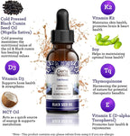 GuruNanda liquid dietary supplement dropper bottle close up