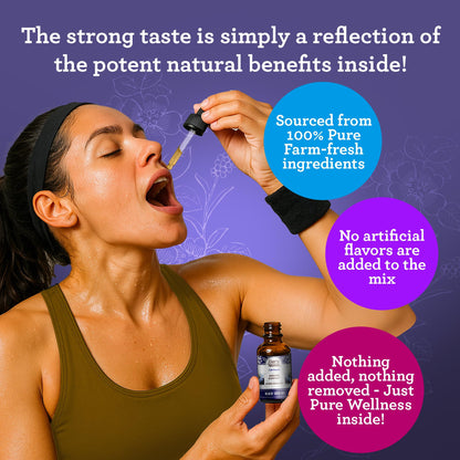 GuruNanda two fluid ounces immune support liquid oil bottle