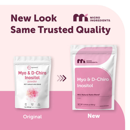 Micro Ingredients dietary supplement one pound pouch showcasing clean nutritional ingredients