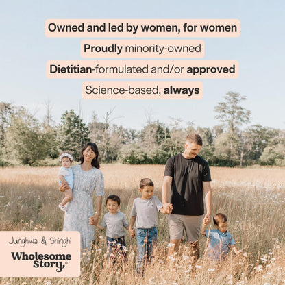 Wholesome Story Myo-Inositol and D-Chiro Inositol powder lifestyle product shot