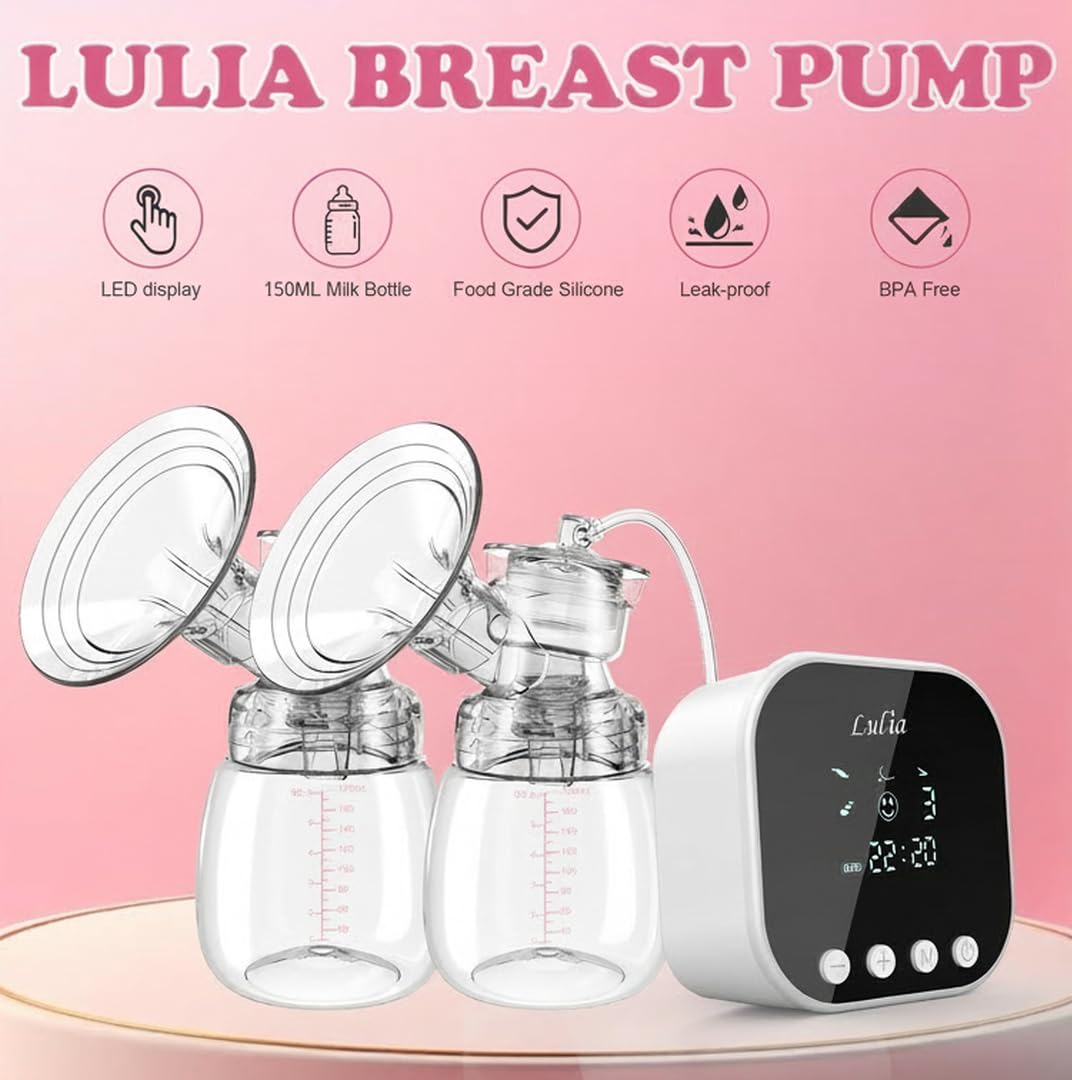 Close up of Lulia breast pump 24 millimeter silicone flange.