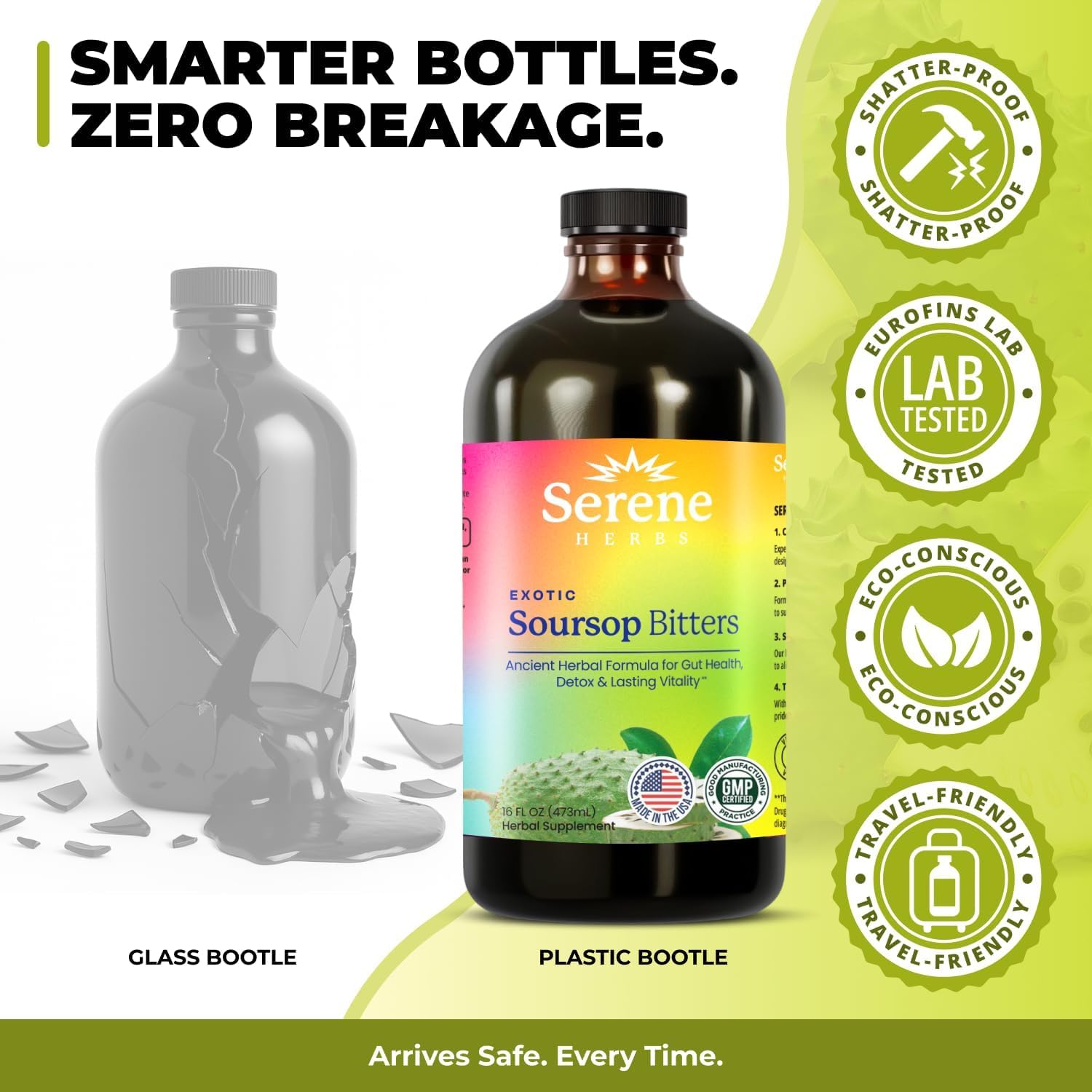 Serene Herbs complete stack with black seed oil for digestive support and gut cleanse