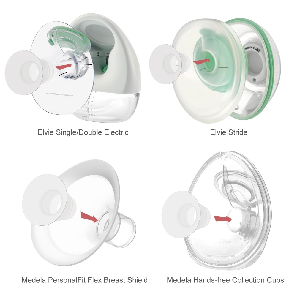How to install Maymom 17mm insert into breast pump shield