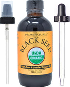 Prime Natural cold pressed black seed oil texture and liquid