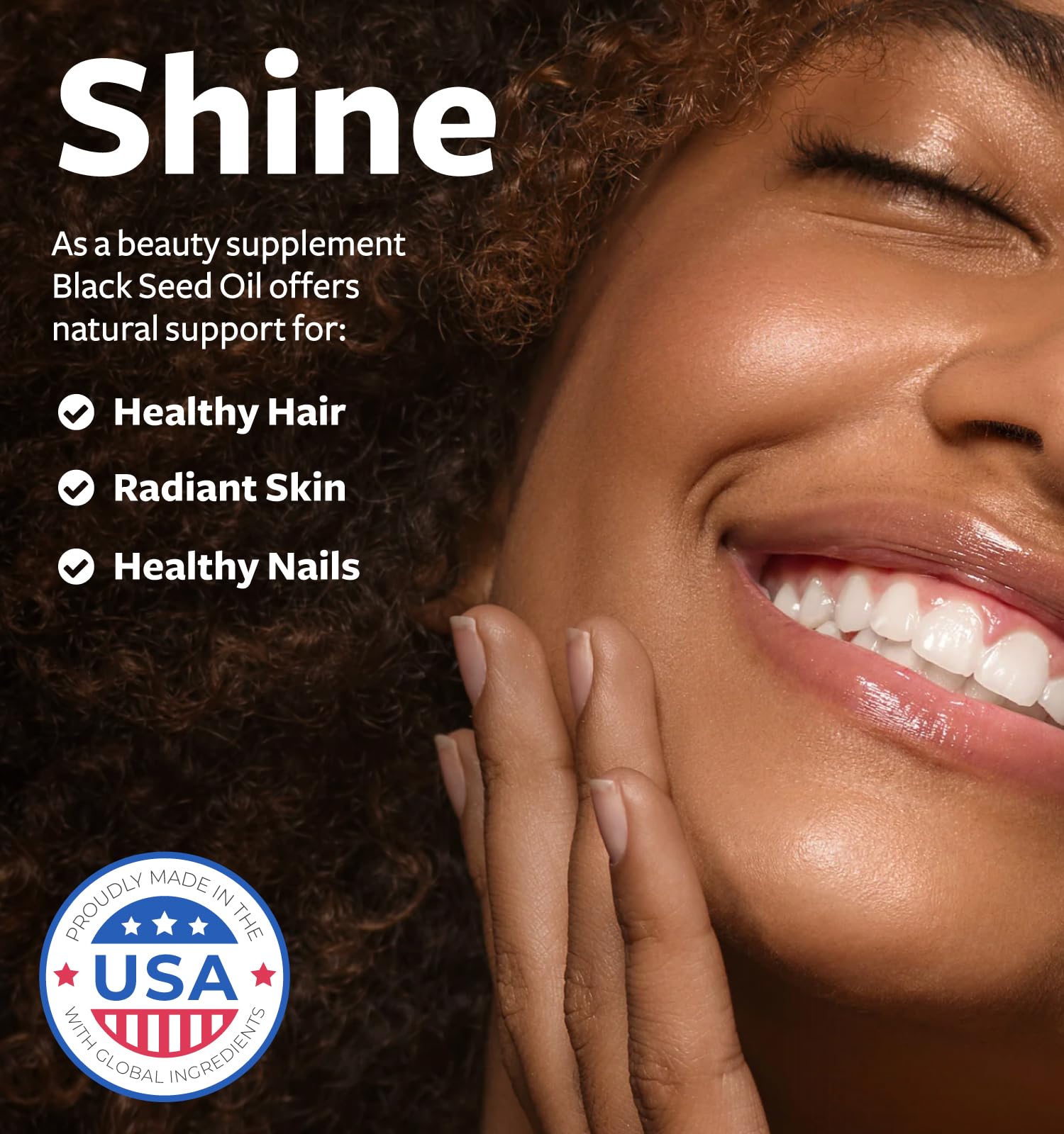 Non GMO and vegan certified black seed oil softgels for immune support