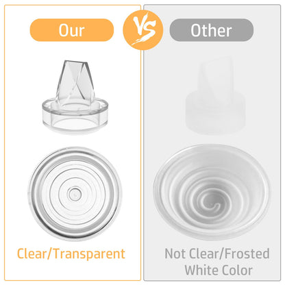 Silicone diaphragm and valve components arranged for Momcozy breast pump