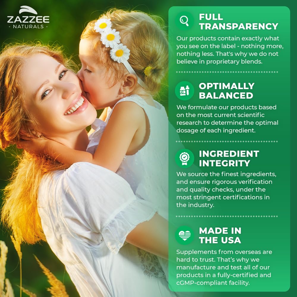 Zazzee Myo Inositol powder container with included measuring scoop