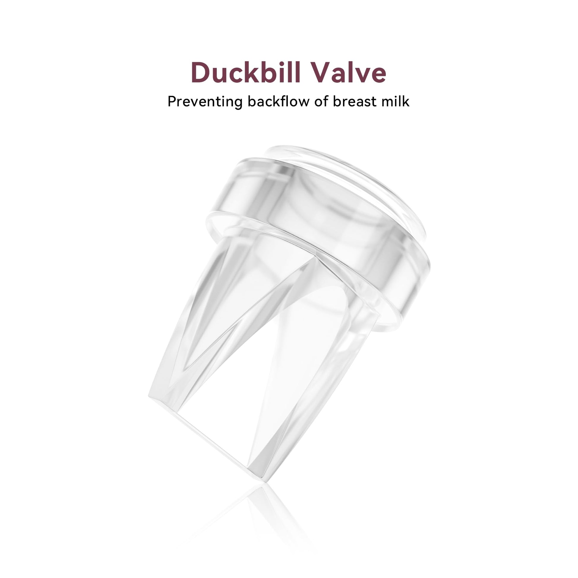 Set of 8 breast pump replacement valves in packaging