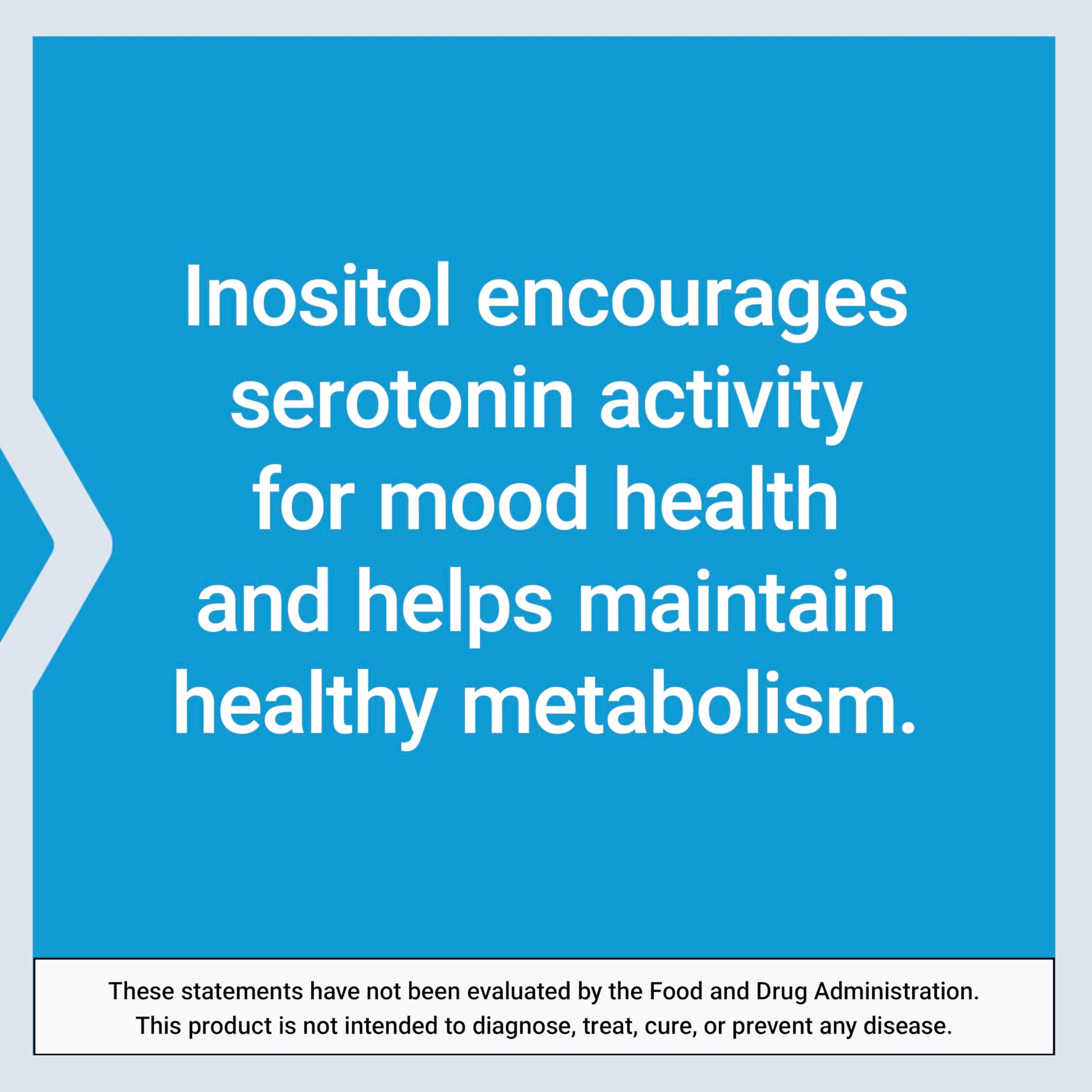 Life Extension Inositol 1000mg dietary supplement nutrition facts