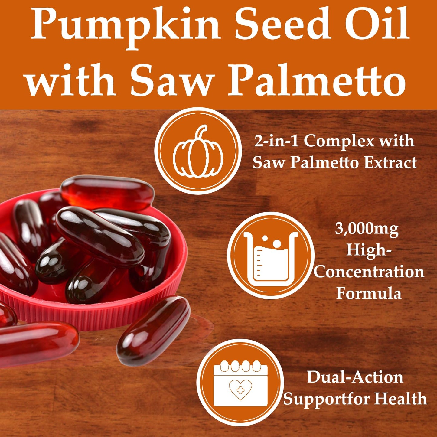 Back of Eilteau pumpkin seed oil supplement pouch showing ingredients