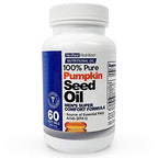 Verified Nutrition Pumpkin Seed Oil supplement bottle back label details