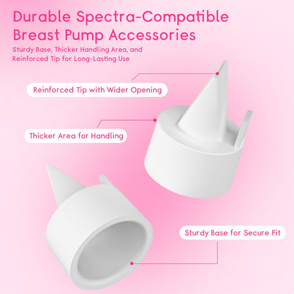 Wide neck bottles included in the Spectra compatible kit