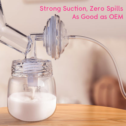 Medical grade silicone parts for safe breast pumping
