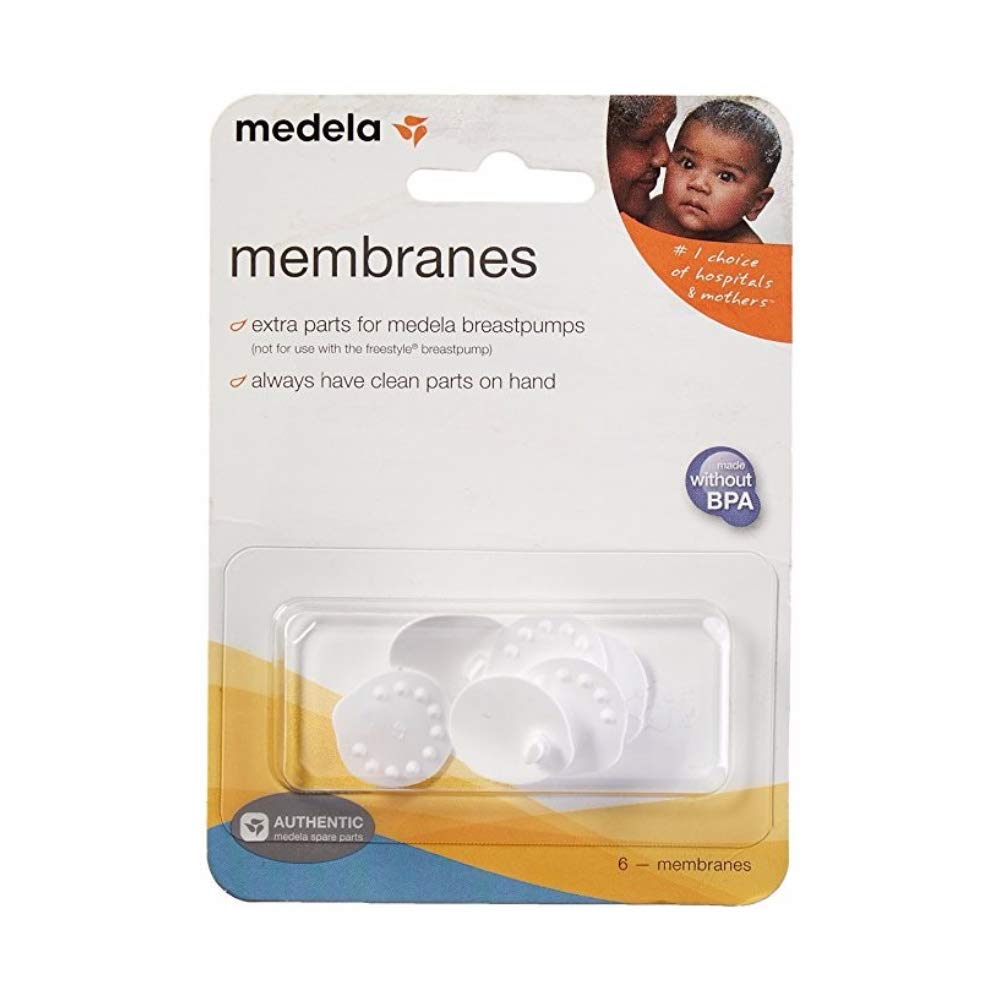 Authentic Medela replacement membranes in packaging