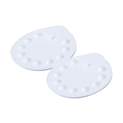 White silicone Medela pump membrane detail