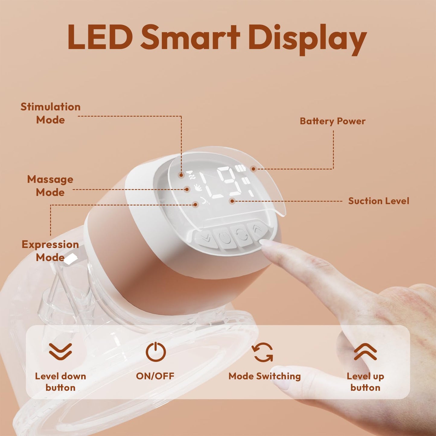 Lucina Baby portable breast pump lifestyle demonstration