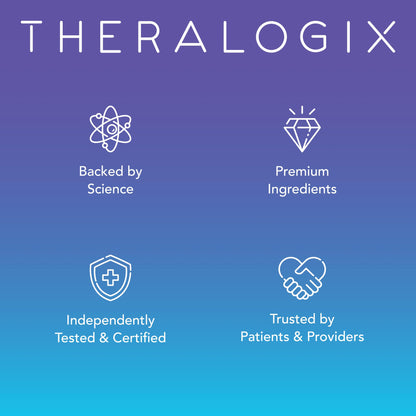 Theralogix Ovasitol 14 count packet collection premium women's wellness supplement isolated on a professional clean background.