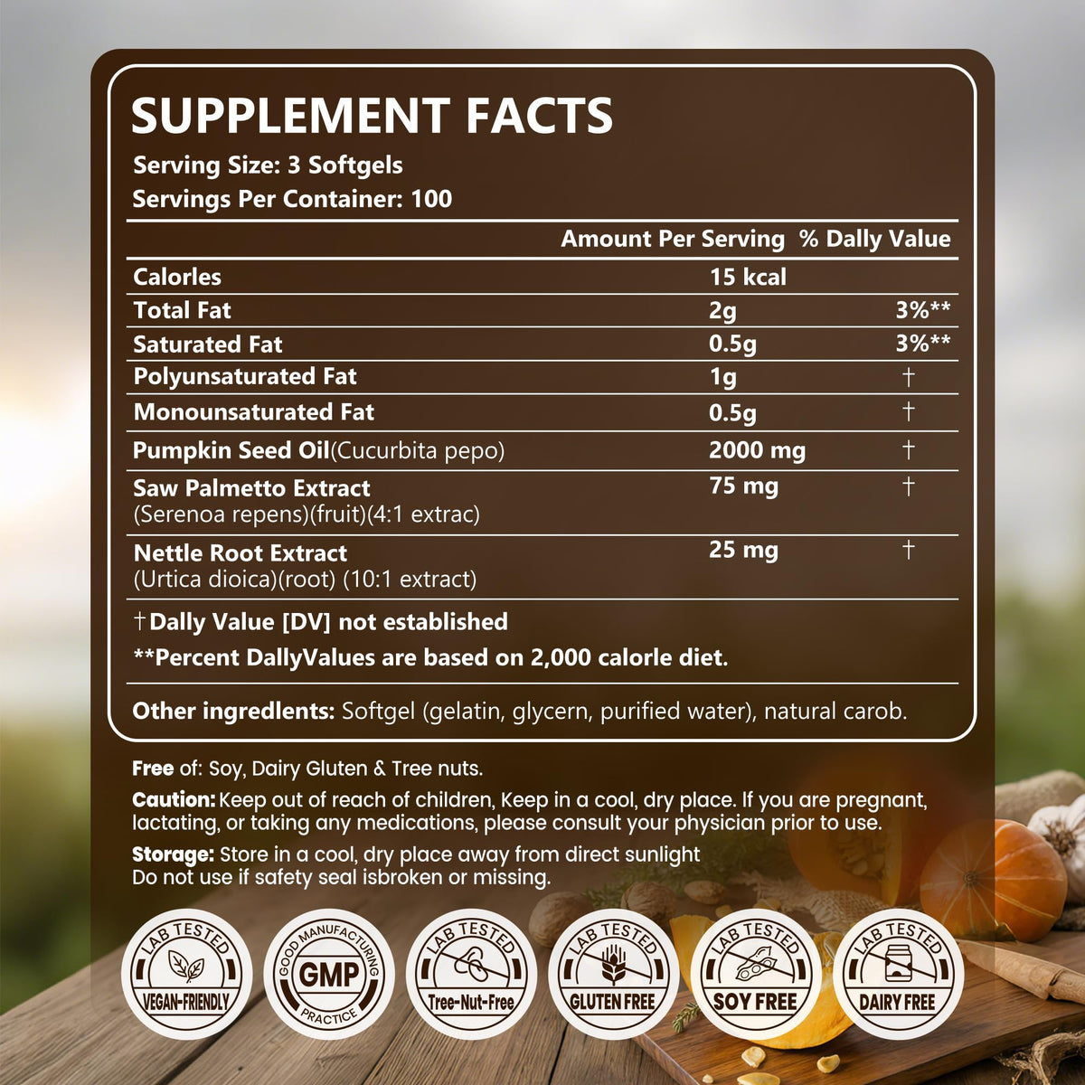 Arofum Supplement Bottle Showing 300 Softgels Count