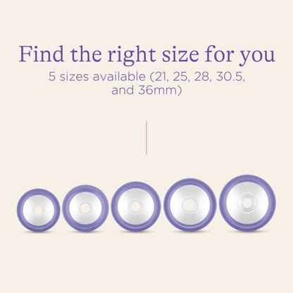 Lansinoh breast pump accessory flange close up