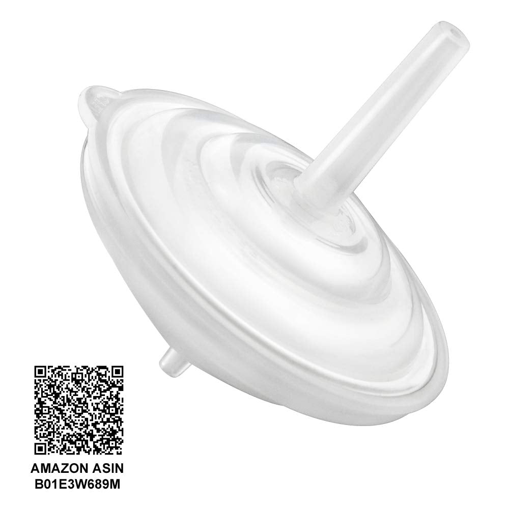 Close up of Maymom silicone diaphragm for Spectra backflow protector