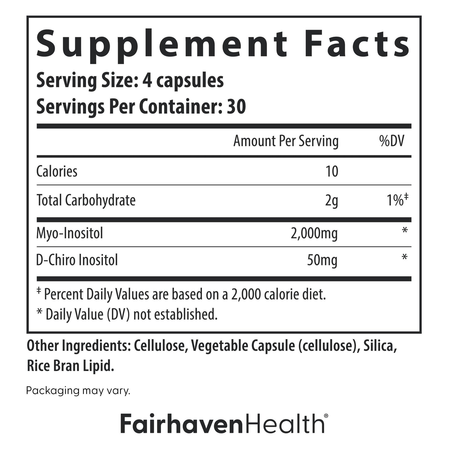 Fairhaven Health fertility support supplement bottle side profile