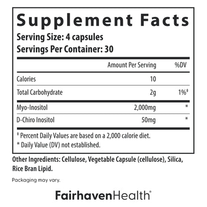 Fairhaven Health fertility support supplement bottle side profile
