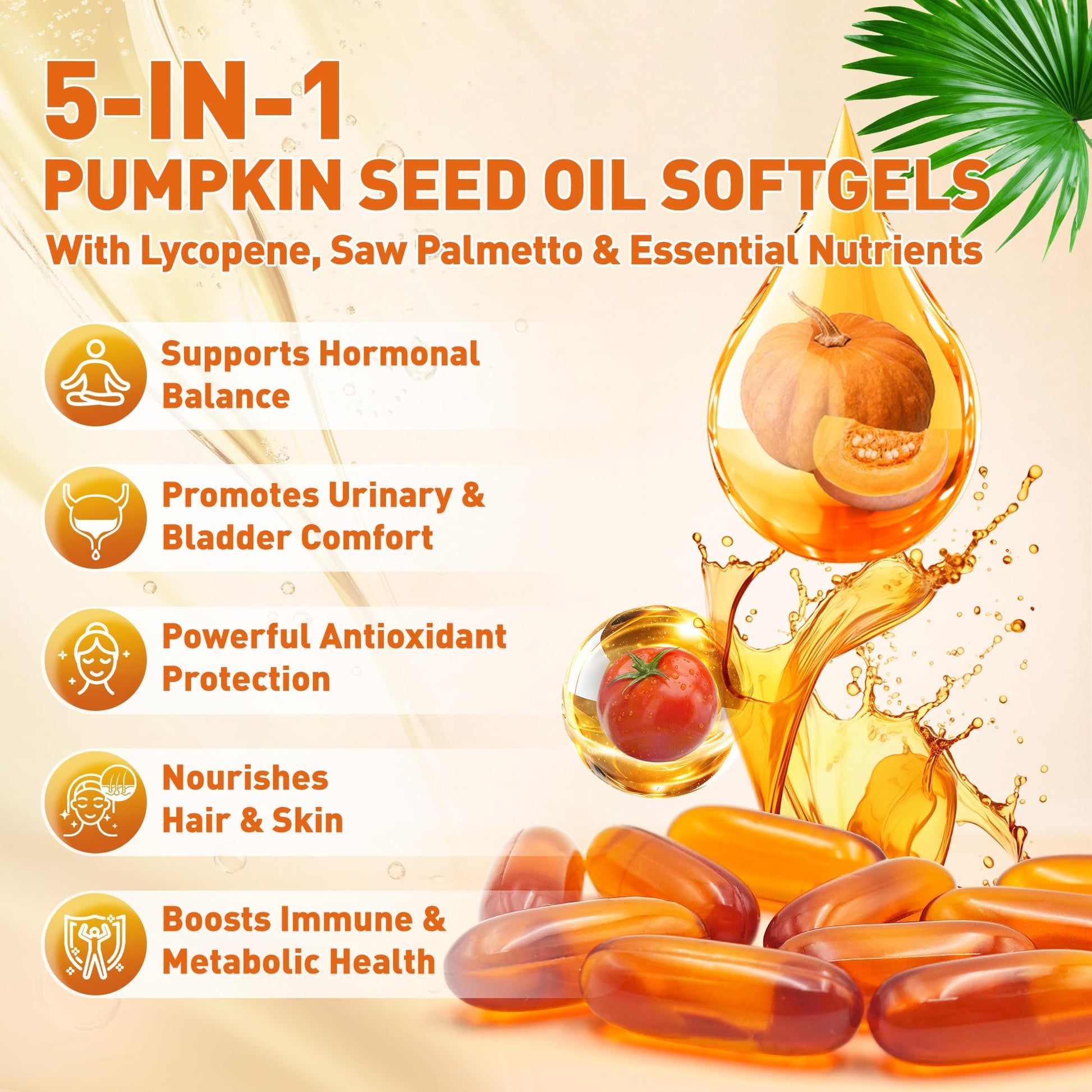 Supranourish cold-pressed pumpkin seed oil complex side view