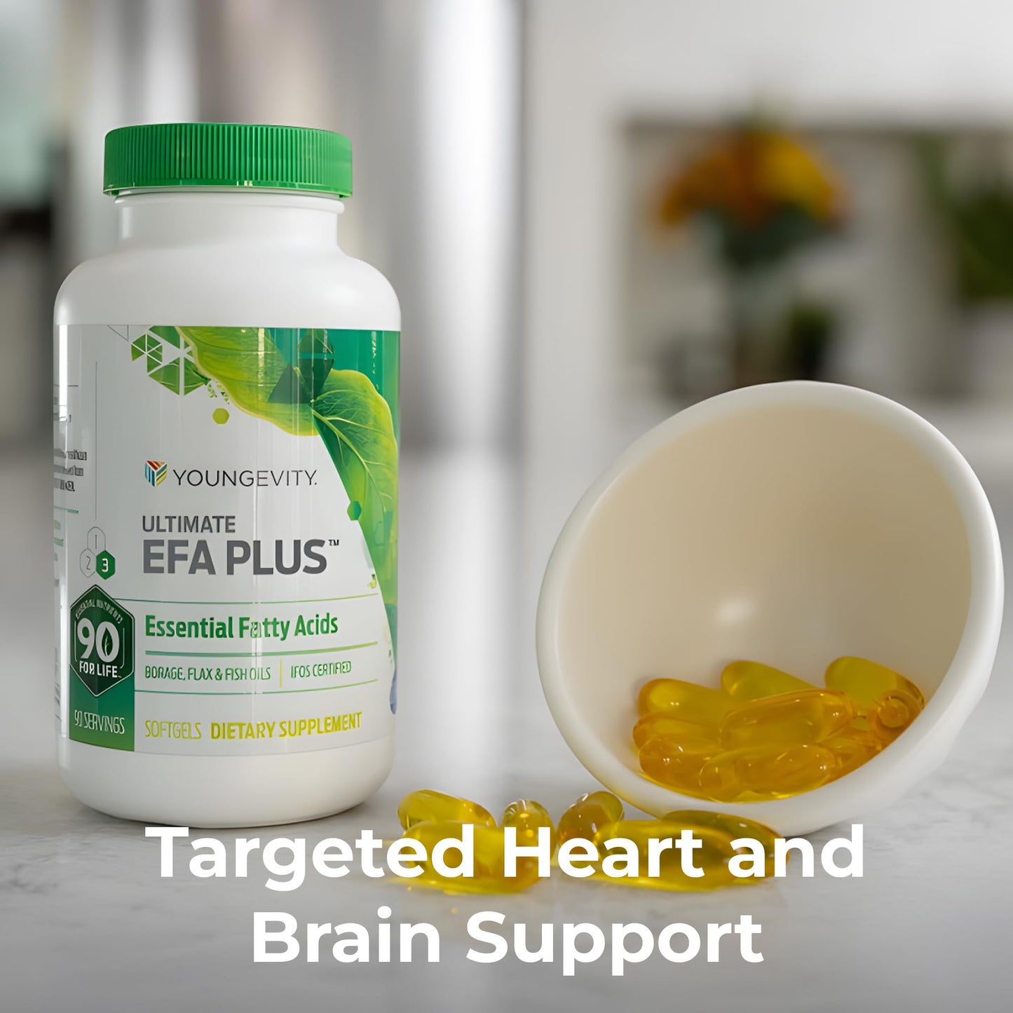 Authentic Youngevity EFA Plus nutritional supplement