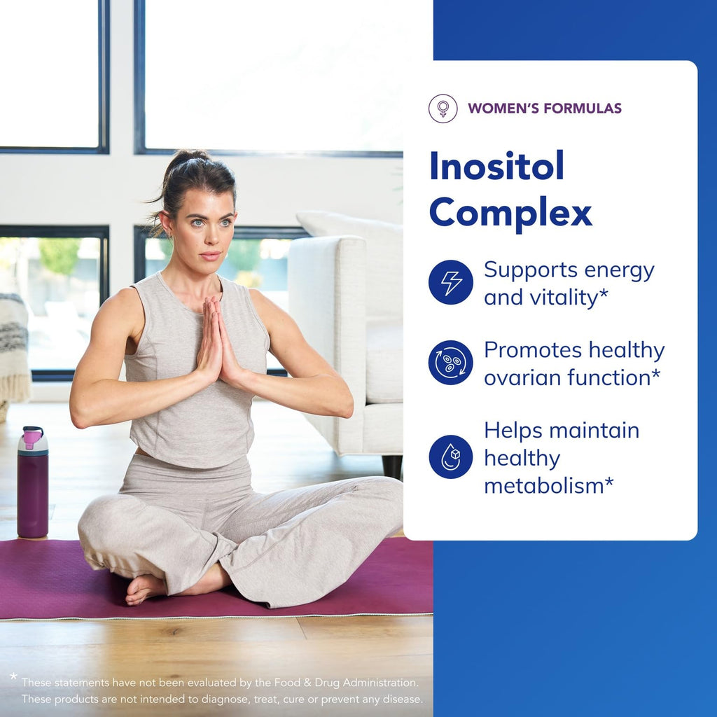 Pure Encapsulations Inositol Complex bottle side view