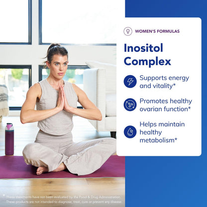 Pure Encapsulations Inositol Complex bottle side view