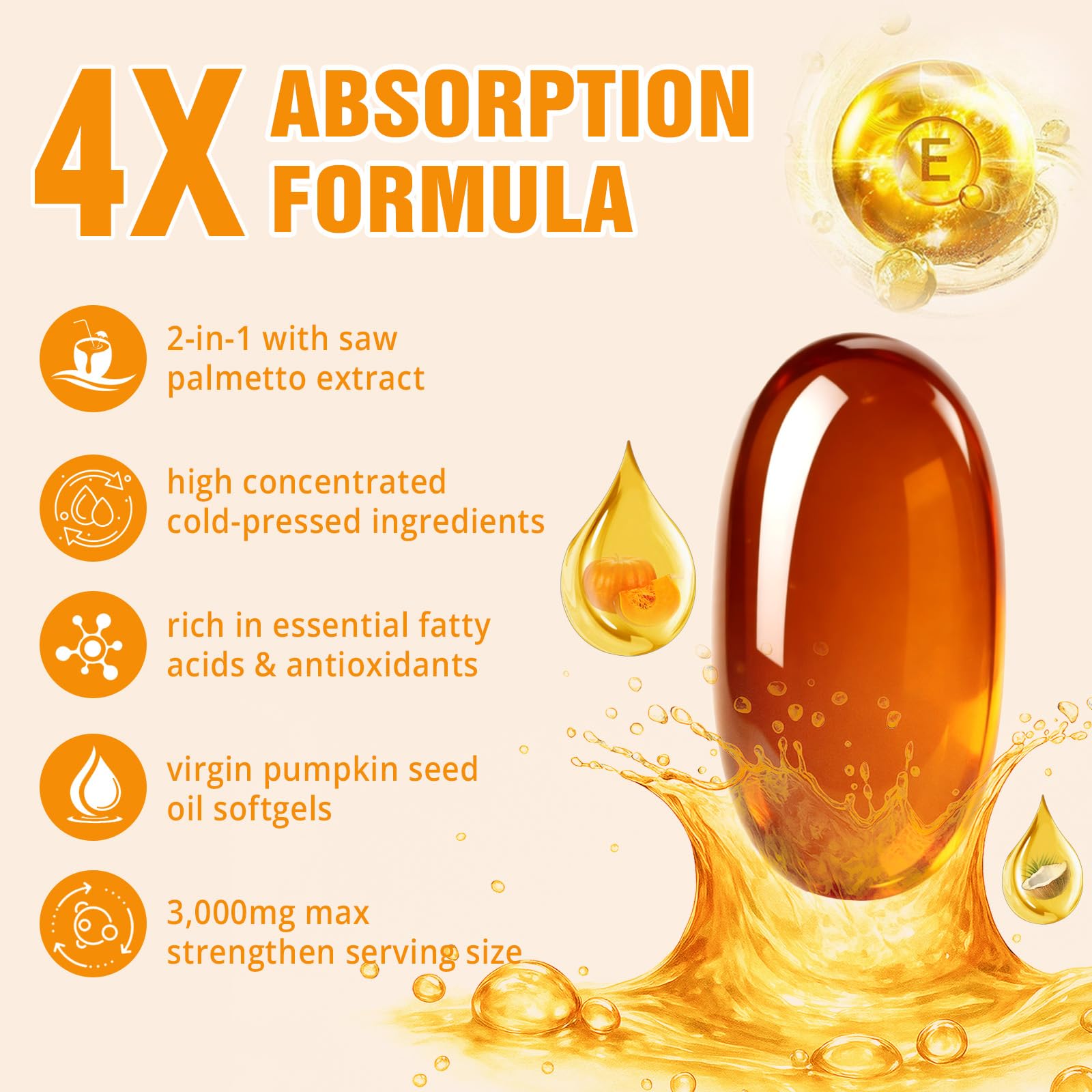 Top view of Nature Aurora 300 softgels bottle packaging