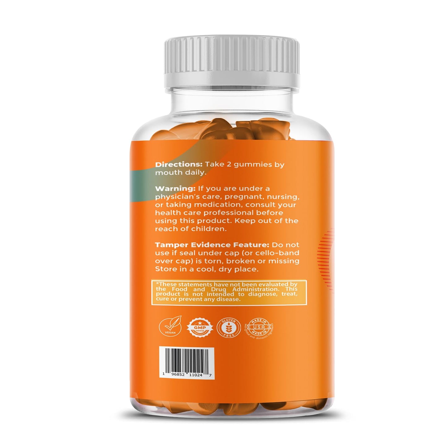 Ceres Nature hair growth gummies bottle packaging