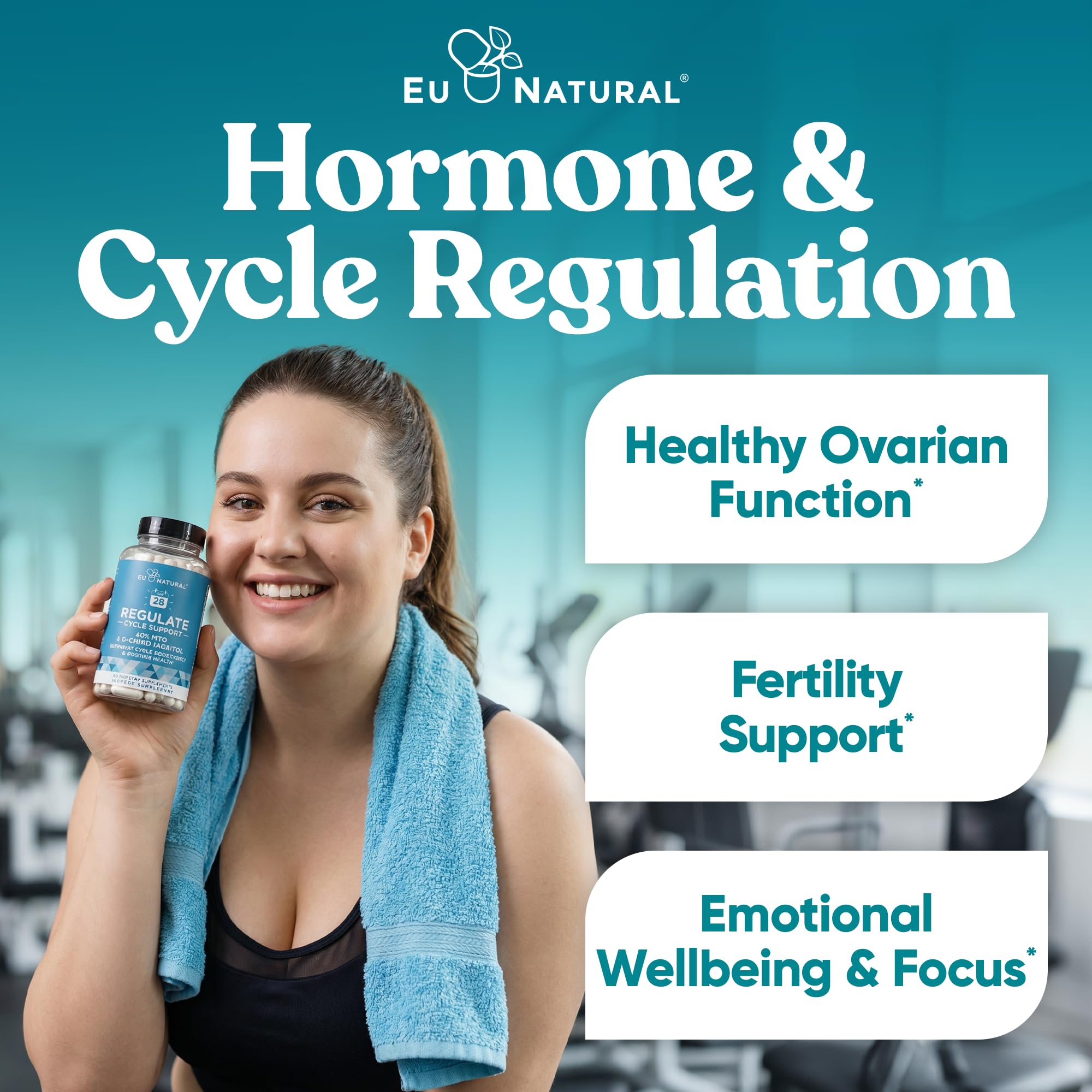 Eu Natural Regulate supplement label 40 to 1 ratio details