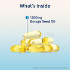 Jarrow Formulas borage oil softgels capsule close up
