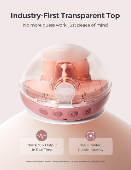 Momcozy Air 1 app interface on smartphone
