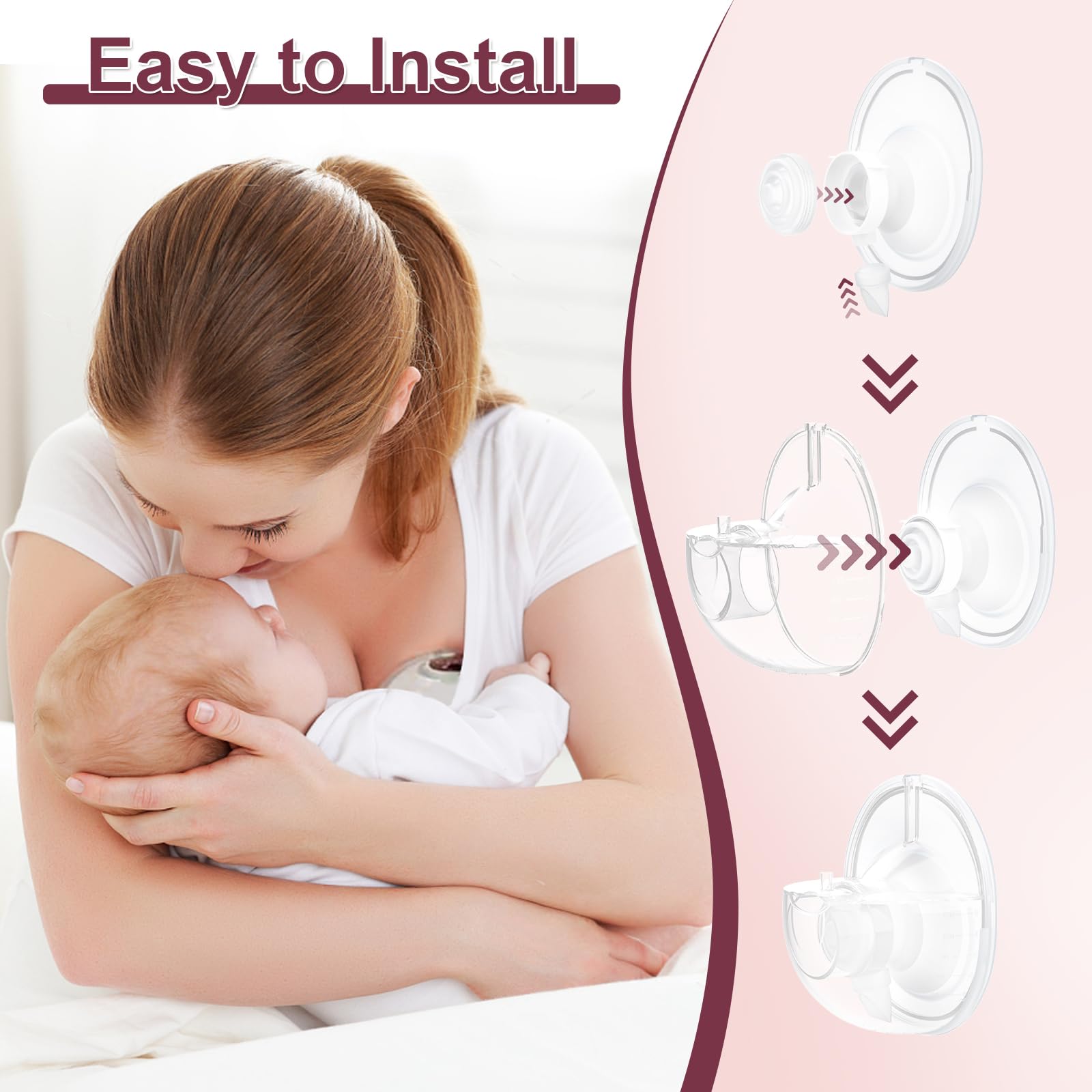 Momcozy M5 compatible silicone valves and diaphragms