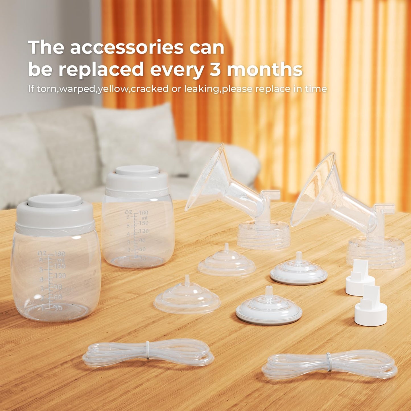 Nenesupply breast pump parts for S1 and S2