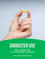 BulkSupplements Borage Oil softgels container side profile