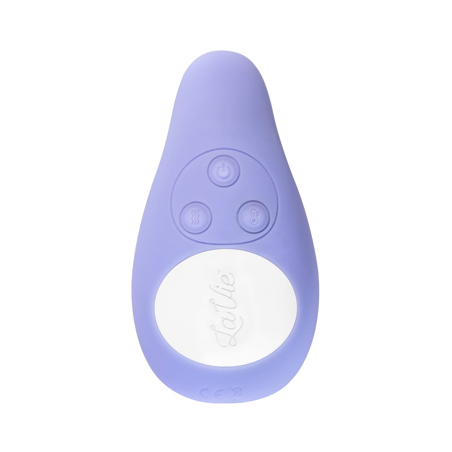LaVie breastfeeding massager showing heat settings