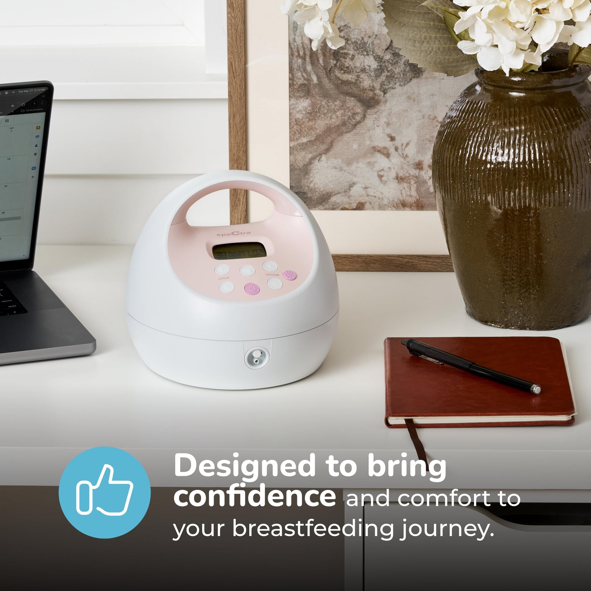 Spectra S2 Plus electric breast pump components and tubing