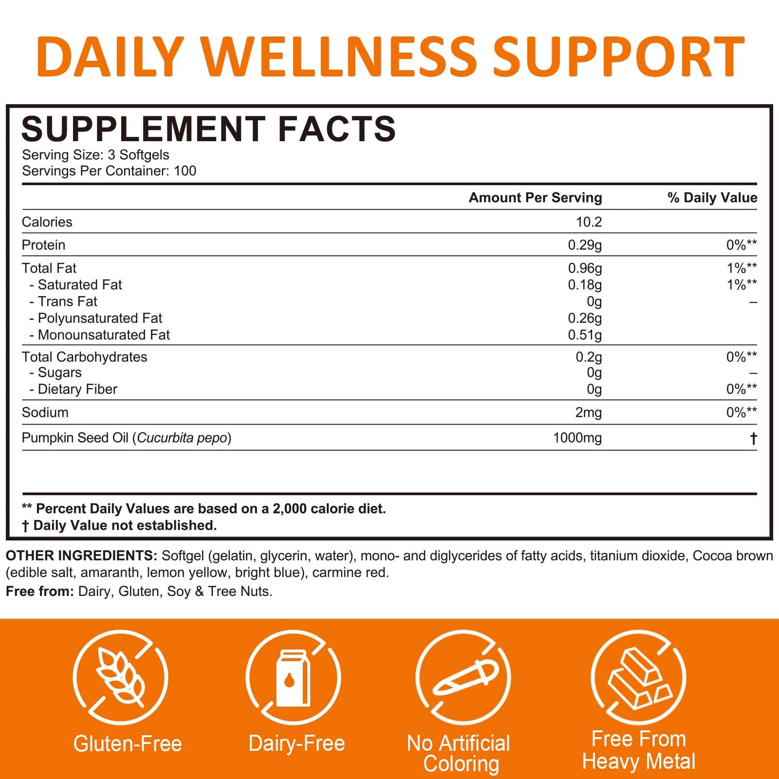 ReliCo nutritional supplement capsules for daily health